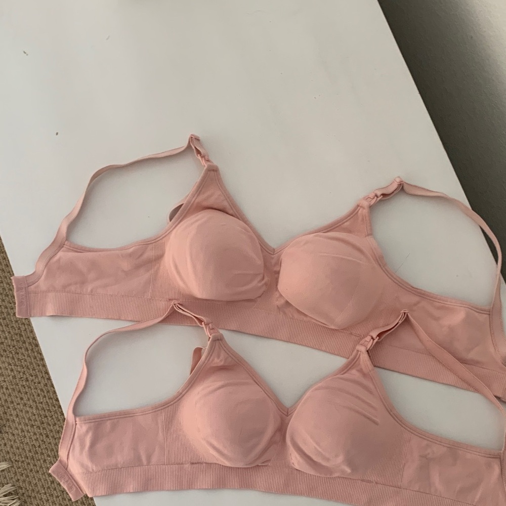 2 Bravado/Kindred Bravely Sublime Pumping & Nursing Bra (1 sm; 1 med)